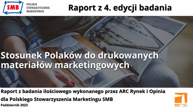 Badanie - Stosunek Polaków do drukowanych materiałów marketingowych - IV edycja - 2023 r. - Badania i trendy